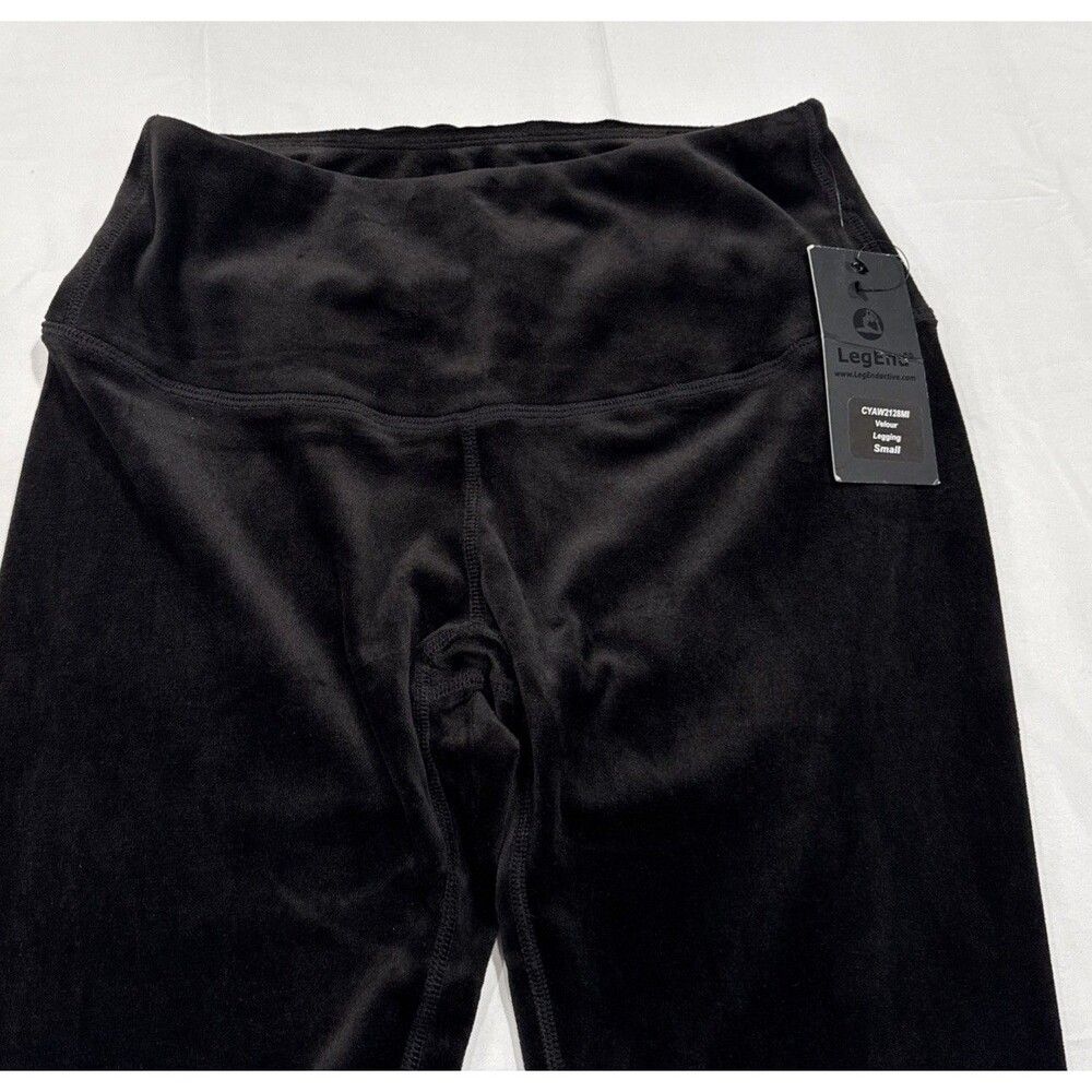 Legend Velvet Slimming Leggings Classic Black Womens - Picture 2 of 5